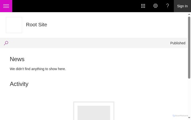 Security scan screenshot of https://networkmaryland.gov/SitePages/Home.aspx
