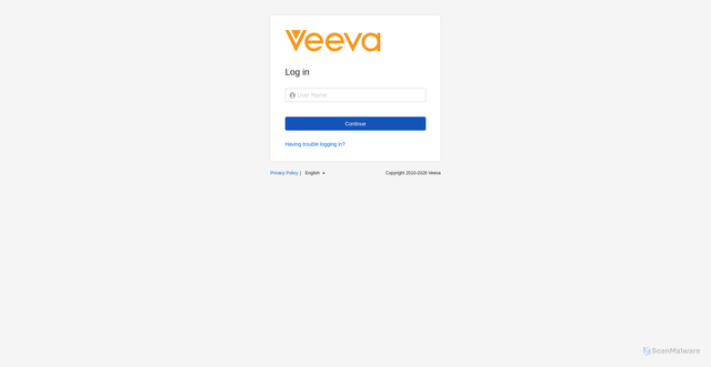 Security scan screenshot of https://zuelligpharma-promomats.veevavault.com