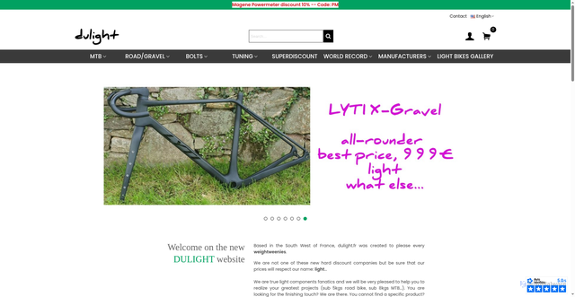 Security scan screenshot of https://www.dulight.fr