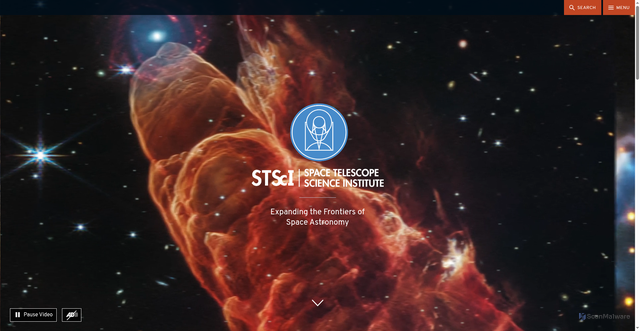 Security scan screenshot of https://www.stsci.edu/home
