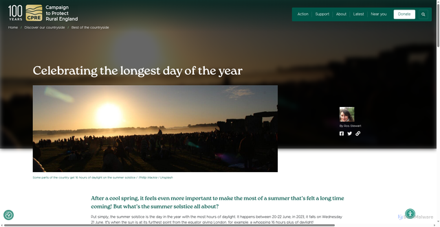 Security scan screenshot of https://www.cpre.org.uk/discover/celebrating-the-longest-day-of-the-year/