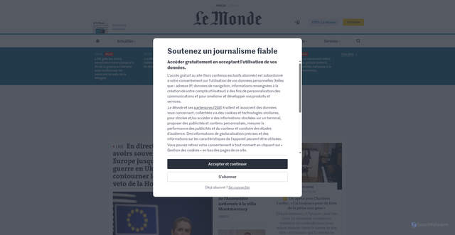 Security scan screenshot of https://tracking.livraison-relais-fr.com/