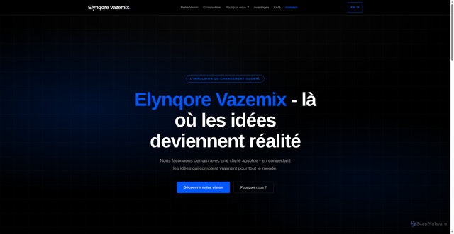 Security scan screenshot of https://elynqorevazemixtrade.com/