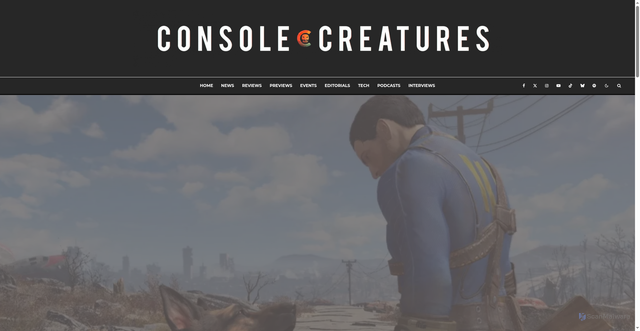 Security scan screenshot of https://www.consolecreatures.com/fallout-day-2025-stream-announced-oct-23/