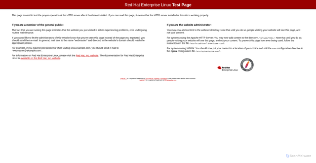 Security scan screenshot of https://users.eecs.northwestern.edu