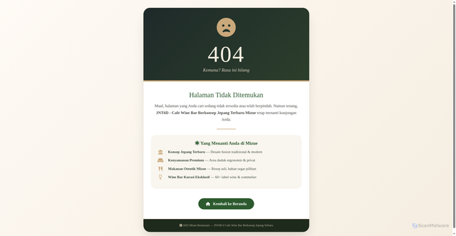 Security scan screenshot of https://mizue.pages.dev/
