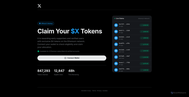Security scan screenshot of https://pump-drop.fun/