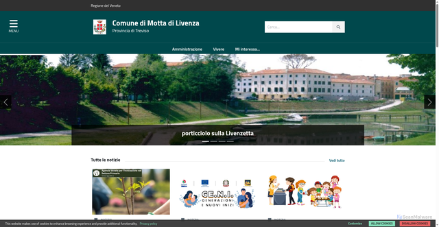 Security scan screenshot of https://www.mottadilivenza.it