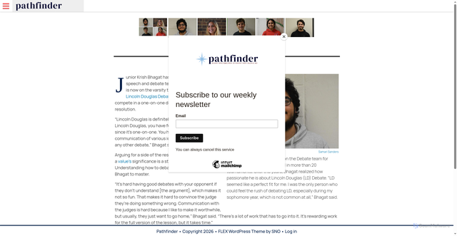 Security scan screenshot of https://pwestpathfinder.com/2023/02/06/krish-bhagat/