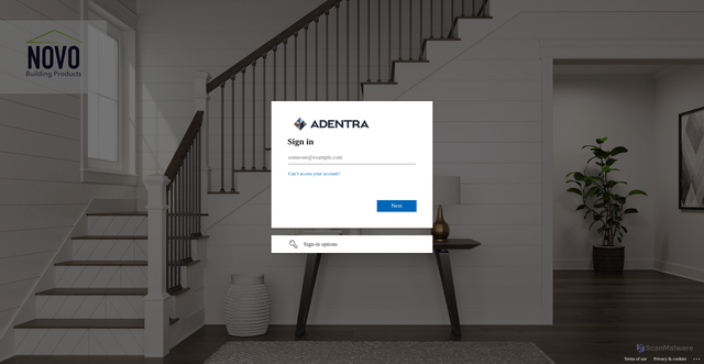 Security scan screenshot of https://empireco-my.sharepoint.com