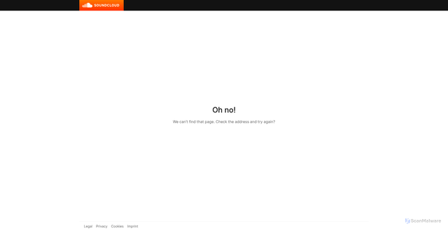 Security scan screenshot of https://secure.soundcloud.com