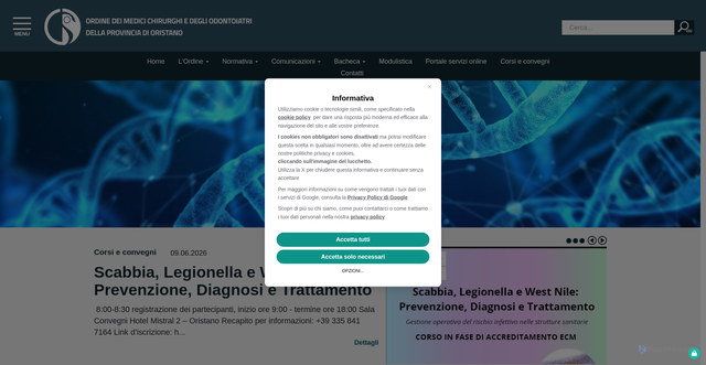 Security scan screenshot of https://www.omeor.it