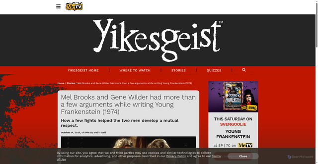 Security scan screenshot of https://www.metv.com/stories/mel-brooks-and-gene-wilder-had-more-than-a-few-arguments-while-writing-young-frankenstein-1974