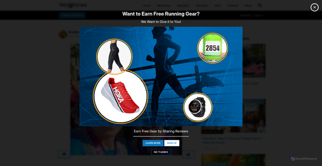 Security scan screenshot of https://www.weeviews.com/reviews/3775/queen-bee-half-marathon-2024