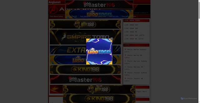 Security scan screenshot of angka-net.biz