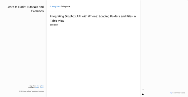 Security scan screenshot of https://bitlabs226.pages.dev/categories/dropbox/