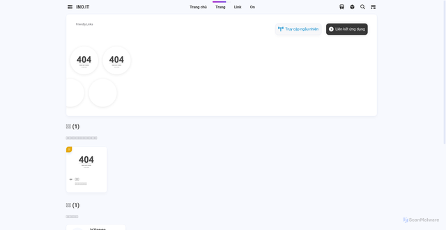 Security scan screenshot of https://inoitorg.pages.dev/links/