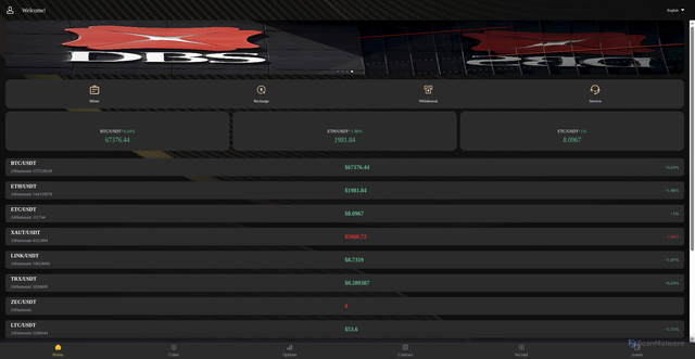Security scan screenshot of https://ddex579.top/