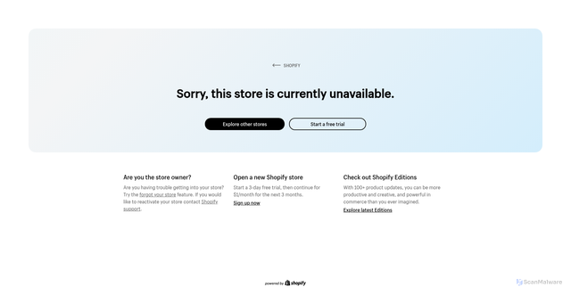 Security scan screenshot of https://www.spicegallerie.com/products/rockstar