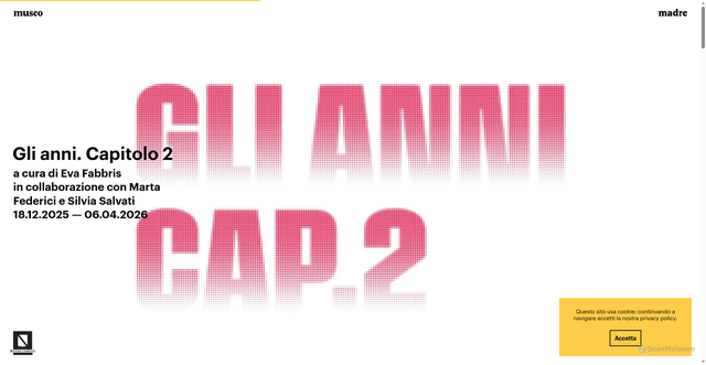 Security scan screenshot of https://www.madrenapoli.it/