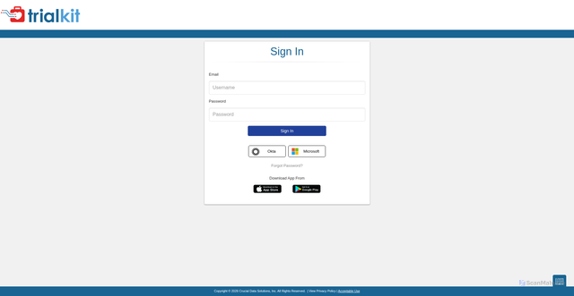 Security scan screenshot of https://trialkit.com
