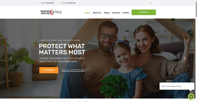 Security scan screenshot of https://protectionbydesign.com/