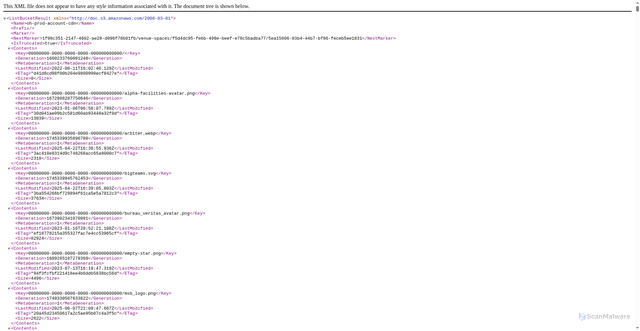 Security scan screenshot of https://account-cdn.operationshero.com