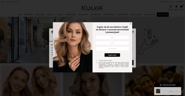 Security scan screenshot of https://kulkabransoletki.pl