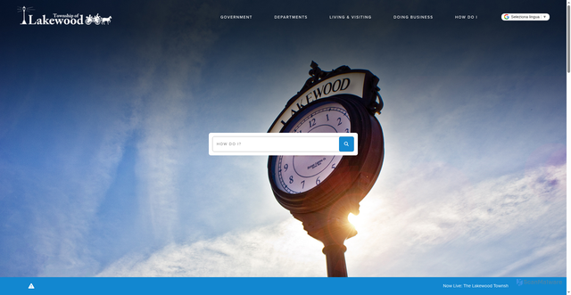 Security scan screenshot of https://www.lakewoodnj.gov/