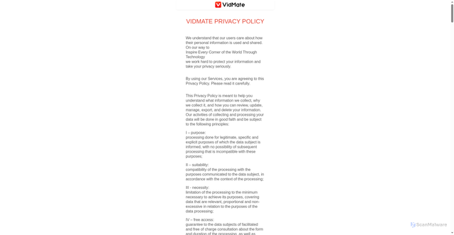 Security scan screenshot of https://v-videoapp.com