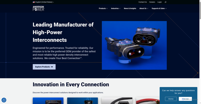 Security scan screenshot of https://andersonpower.com