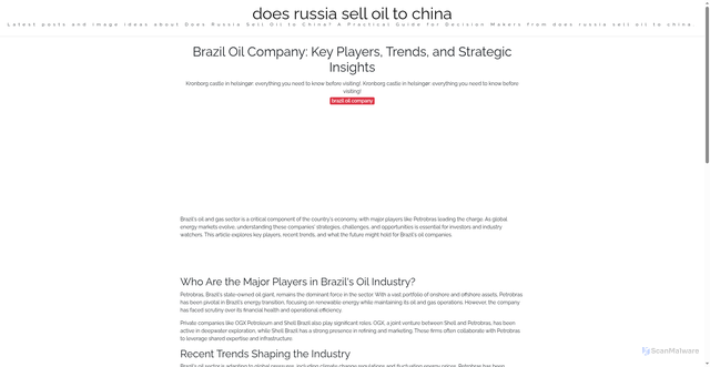 Security scan screenshot of https://pikselglobaljournal-dpp6yca56kr6.edgeone.app/brazil-oil-company.html