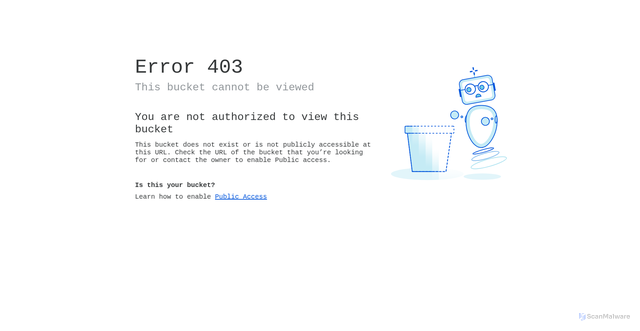 Security scan screenshot of https://assets.positional-bucket.com