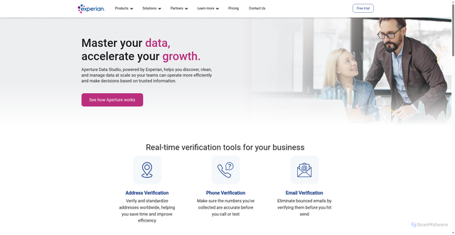 Security scan screenshot of https://edq.com