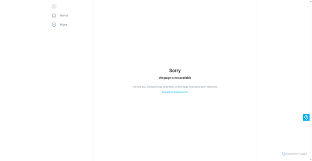 Security scan screenshot of https://myfans.pages.dev/