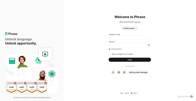 Security scan screenshot of https://cloud.memsource.com