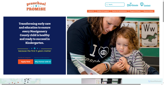 Security scan screenshot of https://www.preschoolpromise.org/