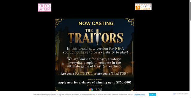 Security scan screenshot of https://www.thetraitorsus.com/