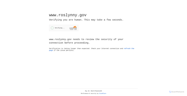 Security scan screenshot of https://www.roslynny.gov/