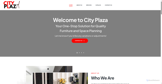 Security scan screenshot of https://cityplazasl.com/