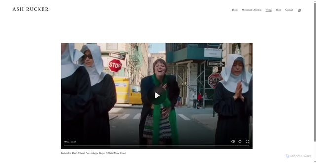 Security scan screenshot of https://www.ashrucker.net/maggie-rogers