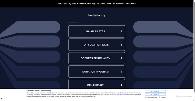 Security scan screenshot of https://fast-eda.my/dostavka/lavka/kategorii/zakuski/sushi/sety/skidki/regiony/msk/birylievo