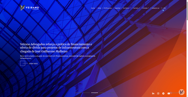 Security scan screenshot of https://veirano.com.br
