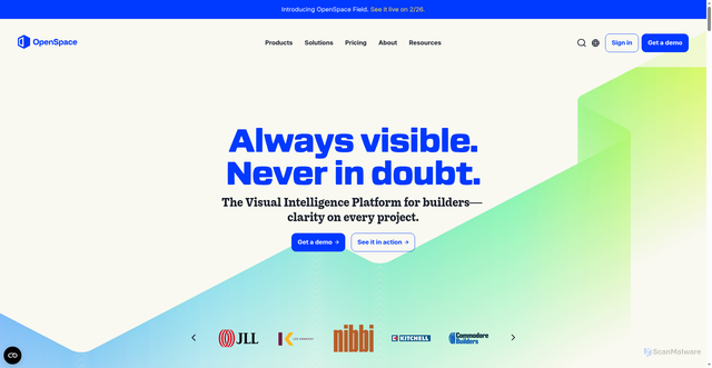 Security scan screenshot of https://get.openspace.ai