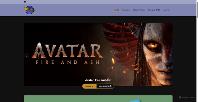Security scan screenshot of https://www.themoviesat.com/