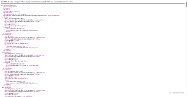 Security scan screenshot of https://img.yilanvaas.com