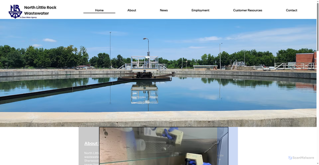 Security scan screenshot of https://www.nlrwu.gov/