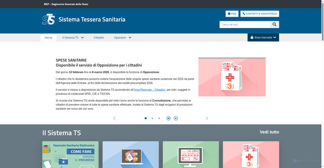 Security scan screenshot of http://www.sistemats.it/