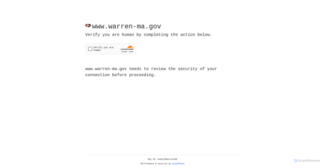 Security scan screenshot of https://www.warren-ma.gov/