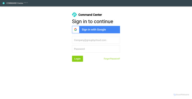 Security scan screenshot of https://applied.groupbycloud.com